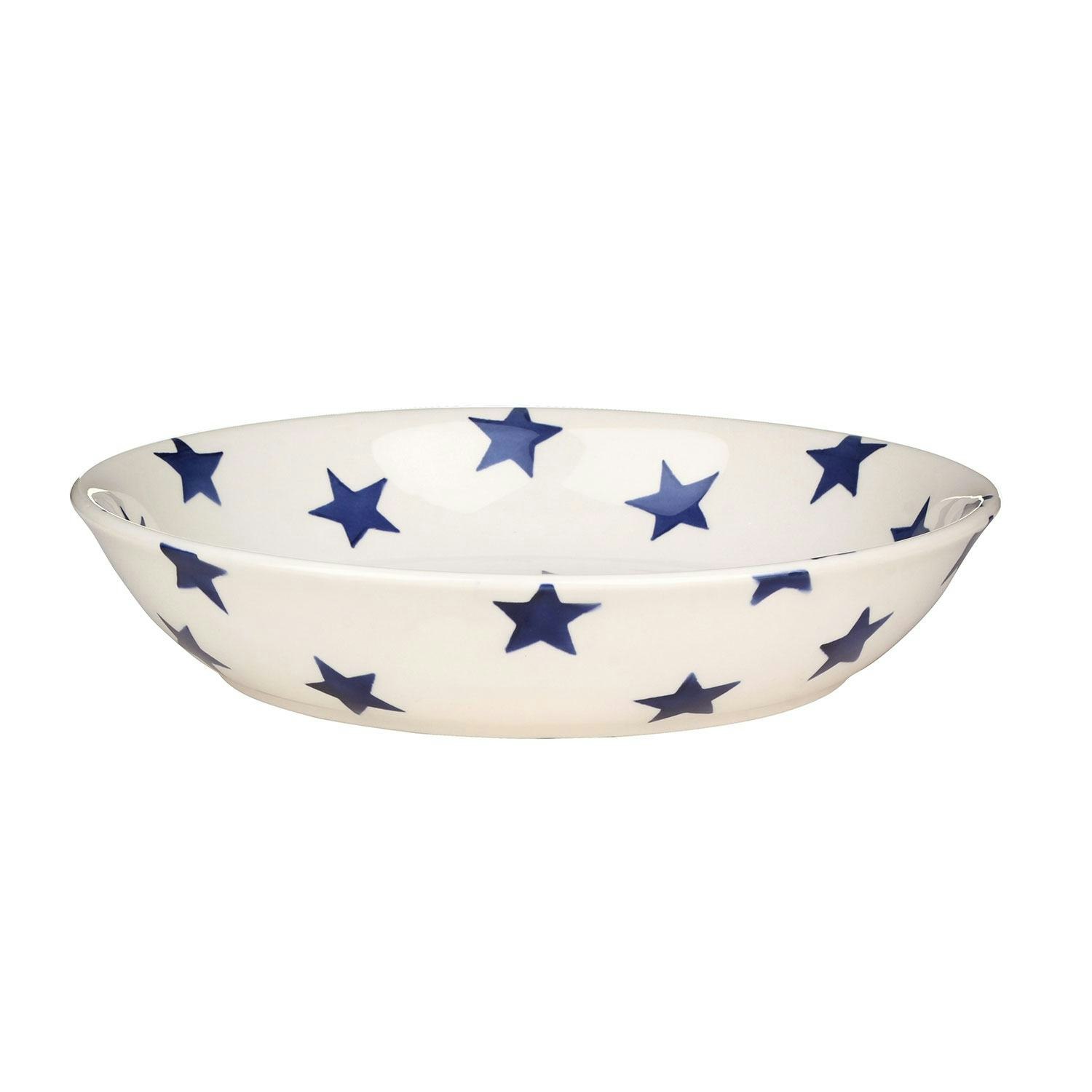 Medium Blue Star Pasta Bowl by Emma Bridgewater