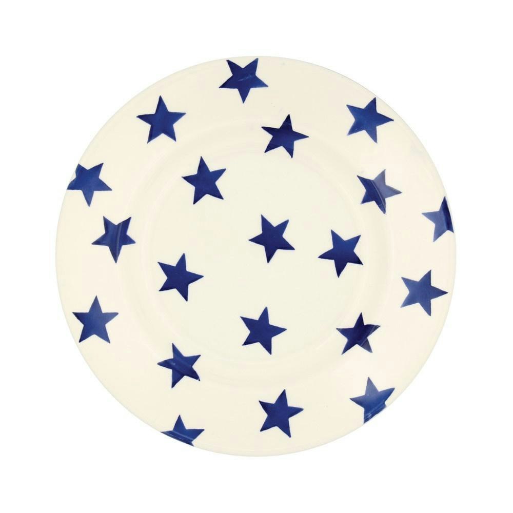 8 1/2inch Blue Star Plate by Emma Bridgewater