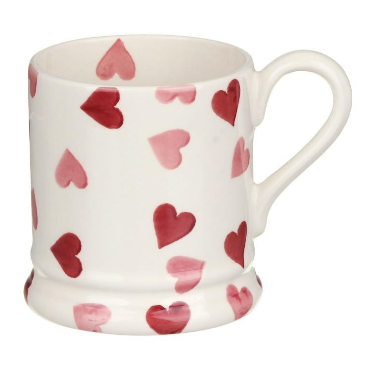 0.5inch Pink Hearts Pint Mug by Emma Bridgewater