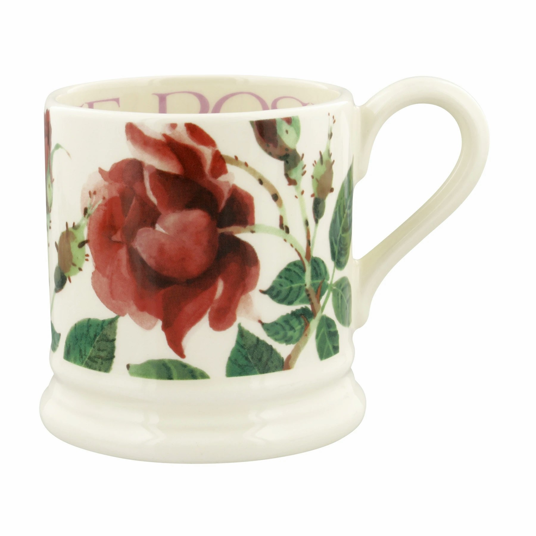 1/2 Pint Flowers Red Rose Mug by Emma Bridgewater