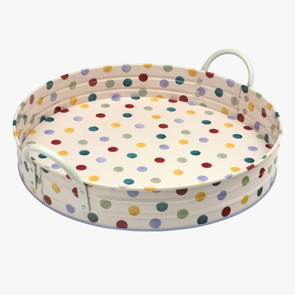 Large Polka Dot Handle Tray by Emma Bridgewater