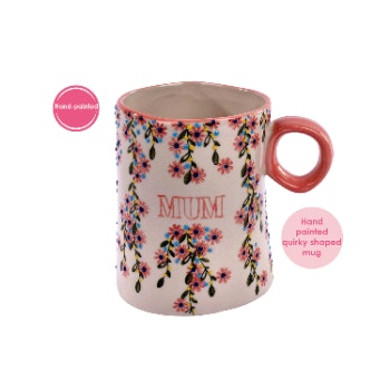Mum Floral Mug by Hyde And Seek