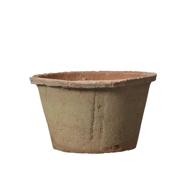 Shallow Terracotta Planter by Wikholm Form