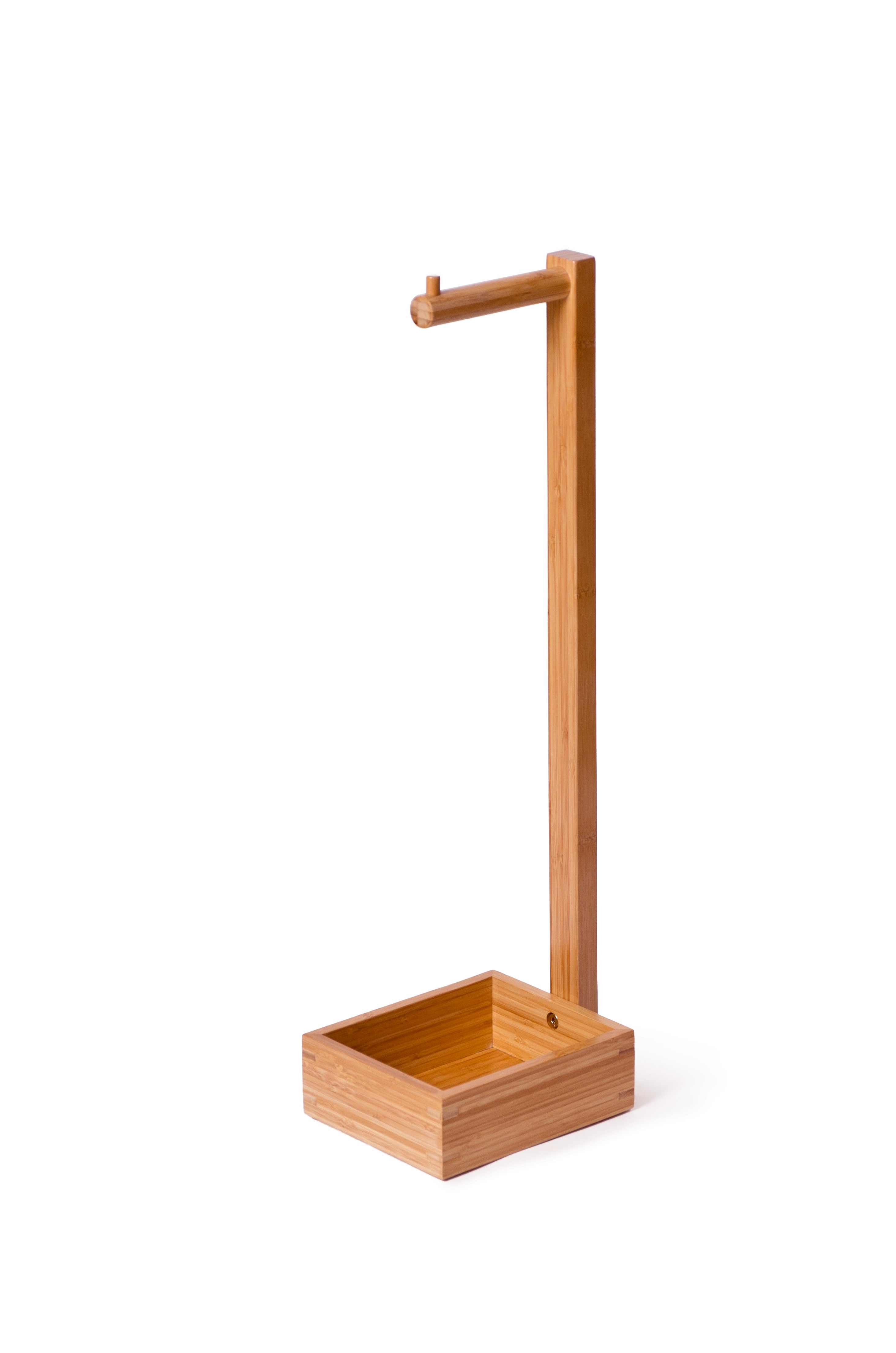 Arena Bamboo Freestanding Roll Holder by Wireworks