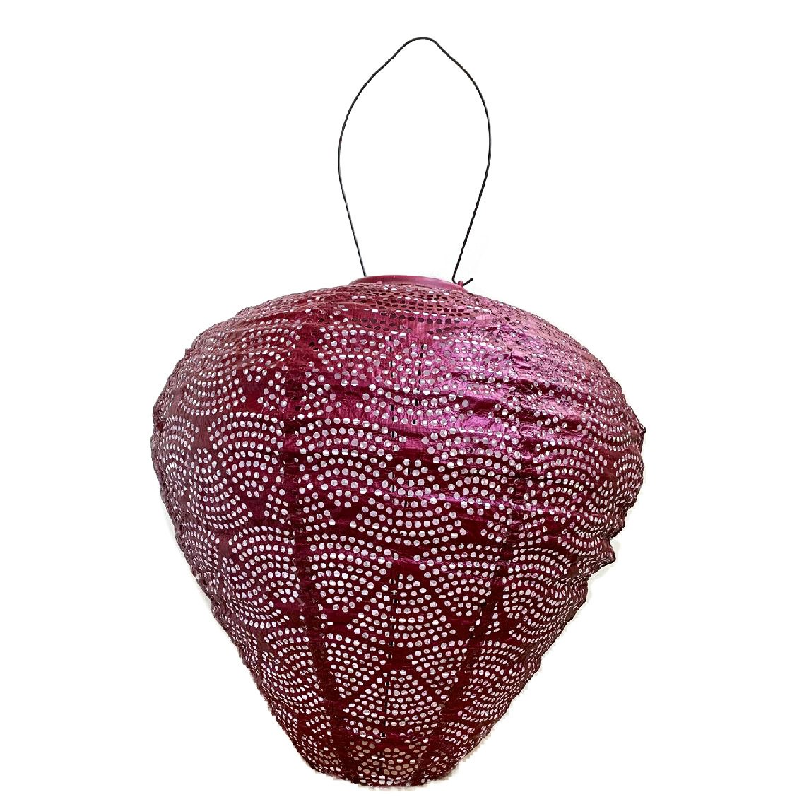 Solar Lantern Fuschia Balloon by Lightstyle London