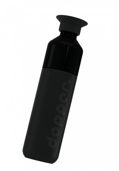 350ml Blazing Black Insulated Water Bottle by Dopper