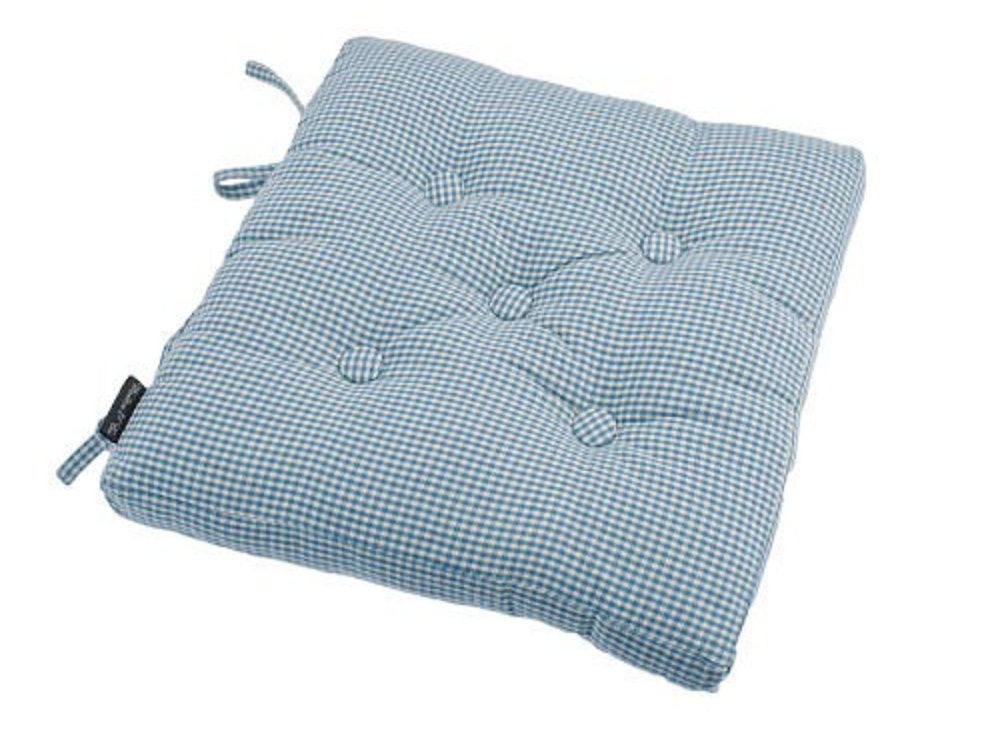 Gingham Seat Pad by Walton & Co