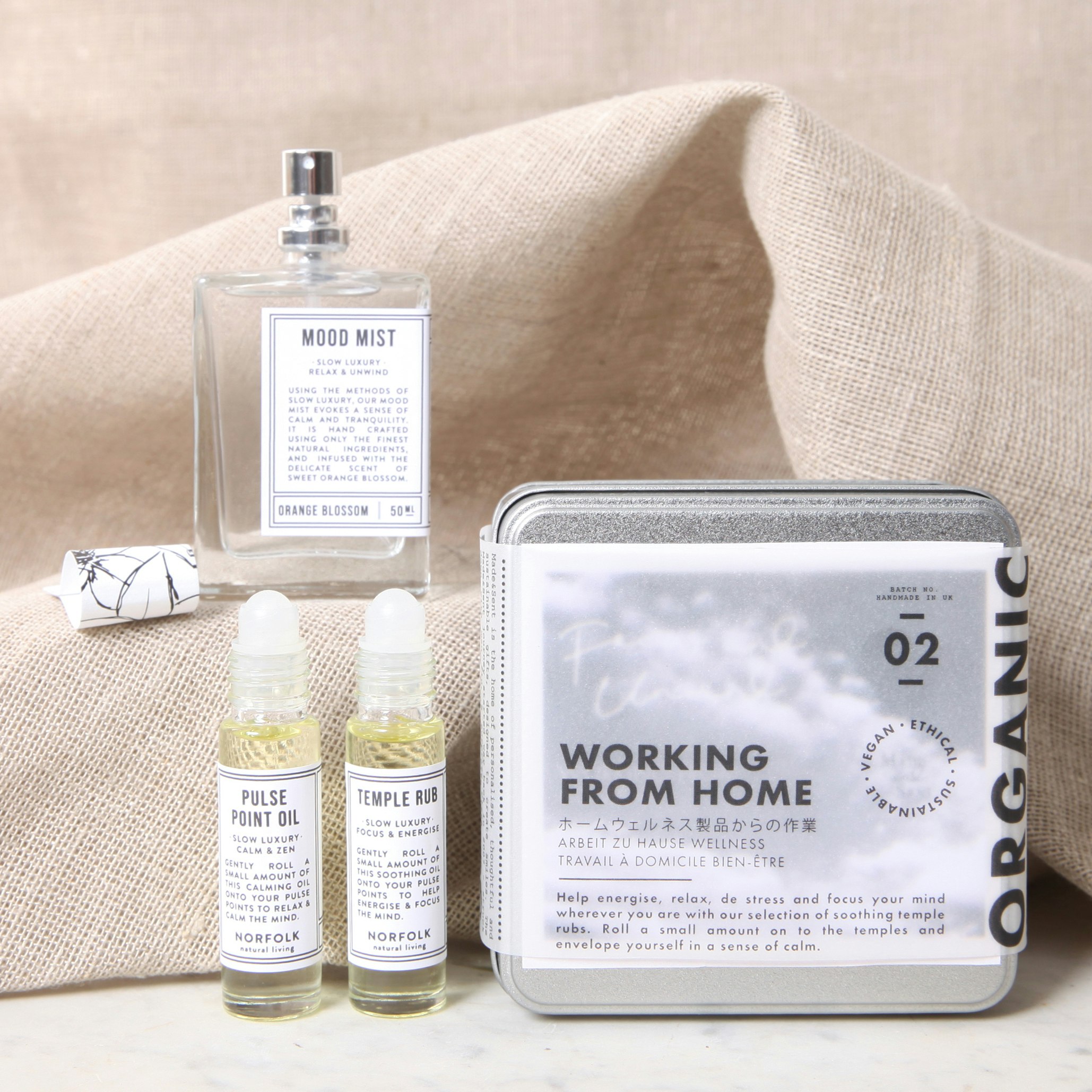 Working From Home Focus and Unwind Gift Kit by Atlantic Folk