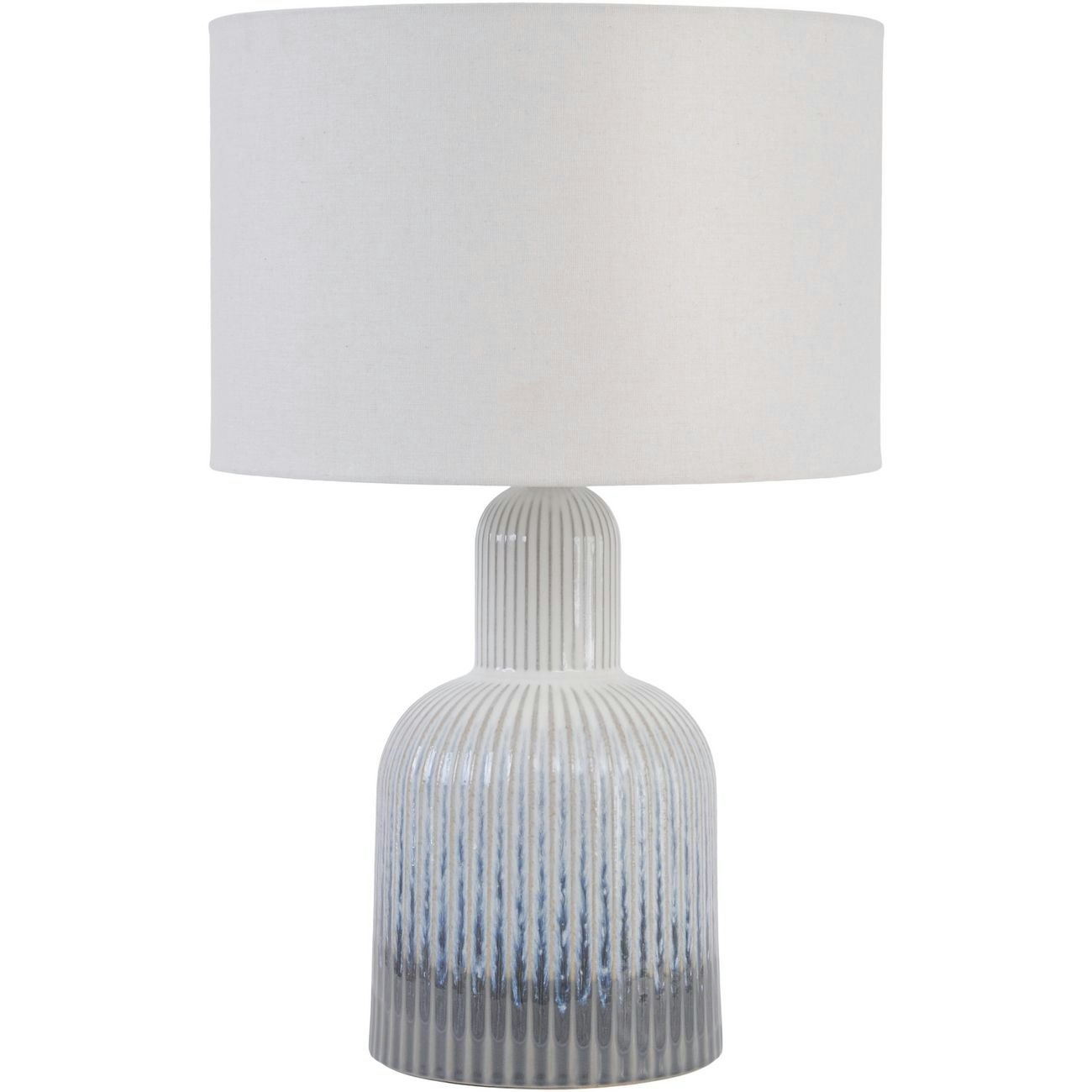 Small Grey Ceramic Lamp by The Libra Company
