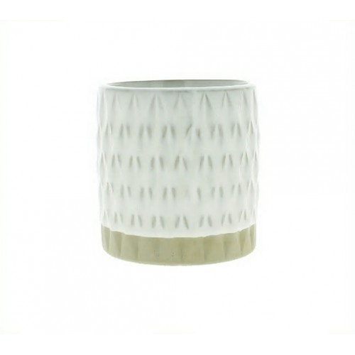 White Textured Planter by Fiona Walker Home