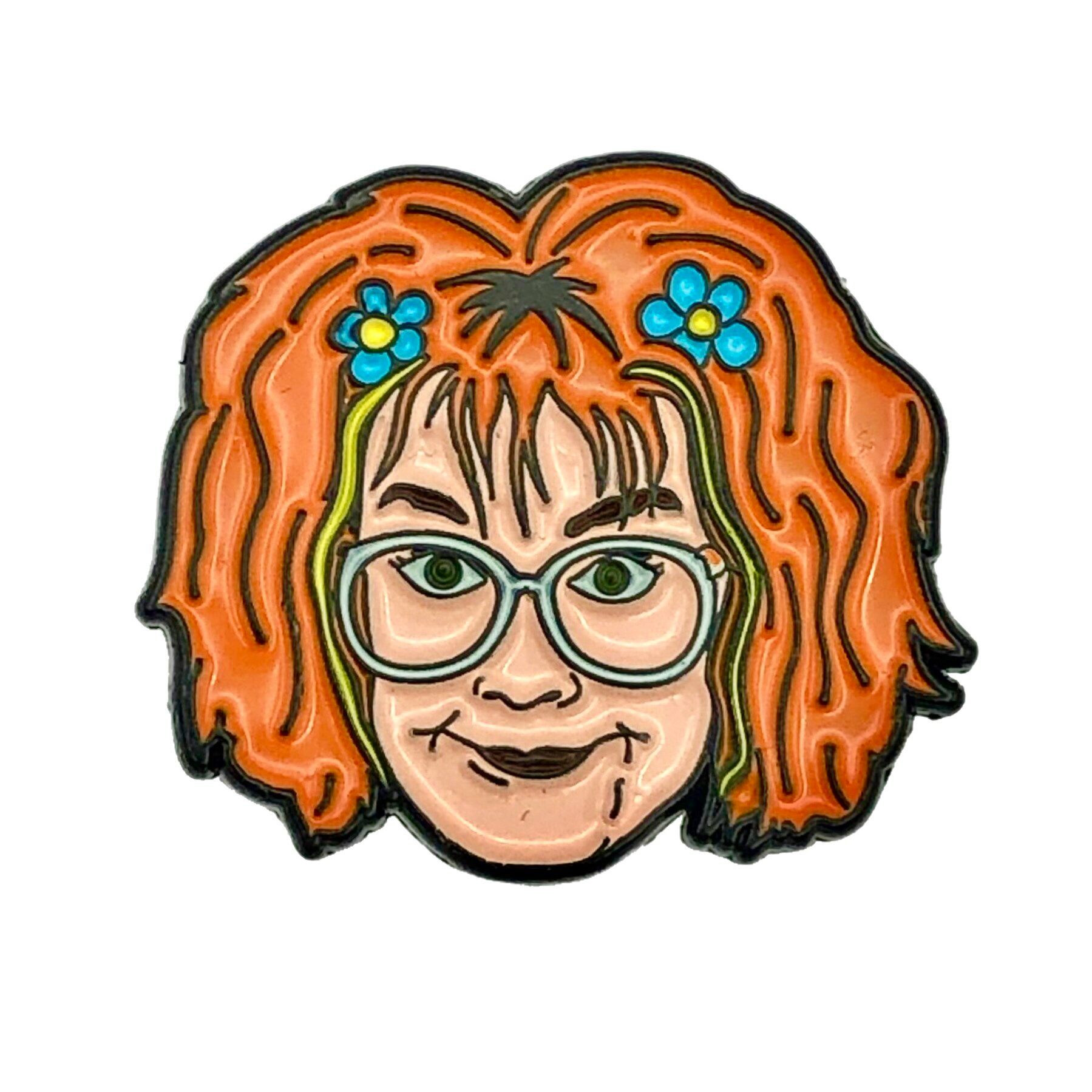 Lindy Enamel Pin Badge by &Quirky