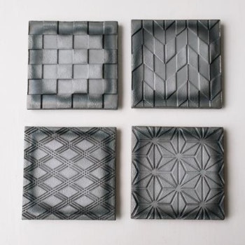 Kikuma Kawara Coasters by Koizumi Seigawara