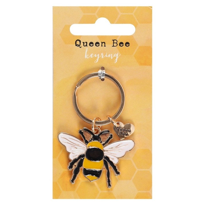 Bee Enamel Keyring by Hyde And Seek
