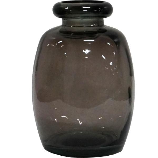 Shape Glass Vase Gray by Maitri