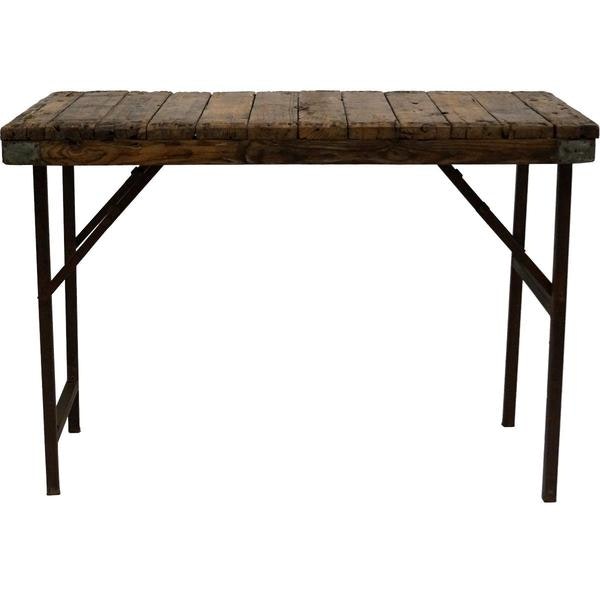 Jaipur Old Console Table W Wooden Top by Trademark