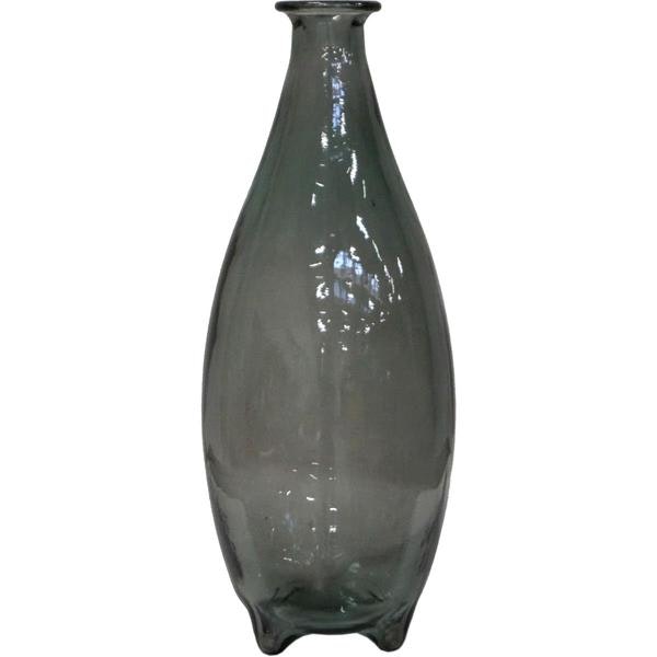 Melvin Glass Vase L Grey by Trademark