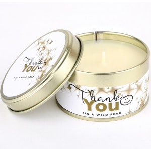 Thank You Fig and Wild Pear Candle by Pintail Candles