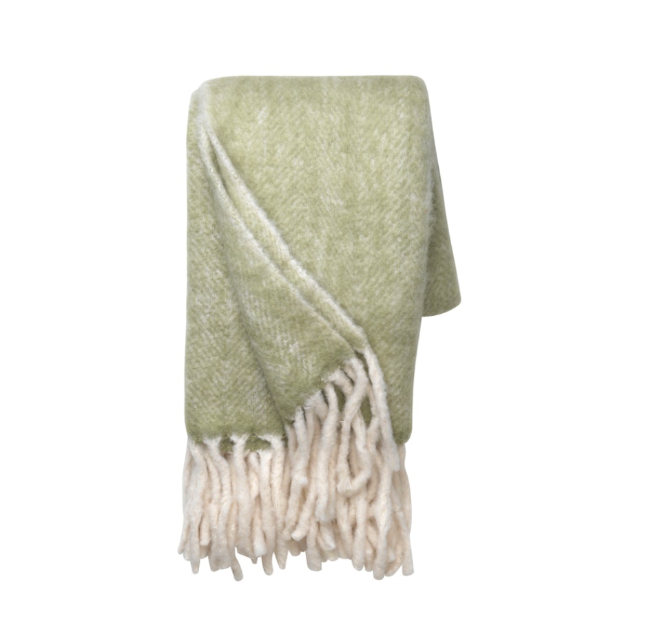 Sage Green Mathea Throw by Cozy Living