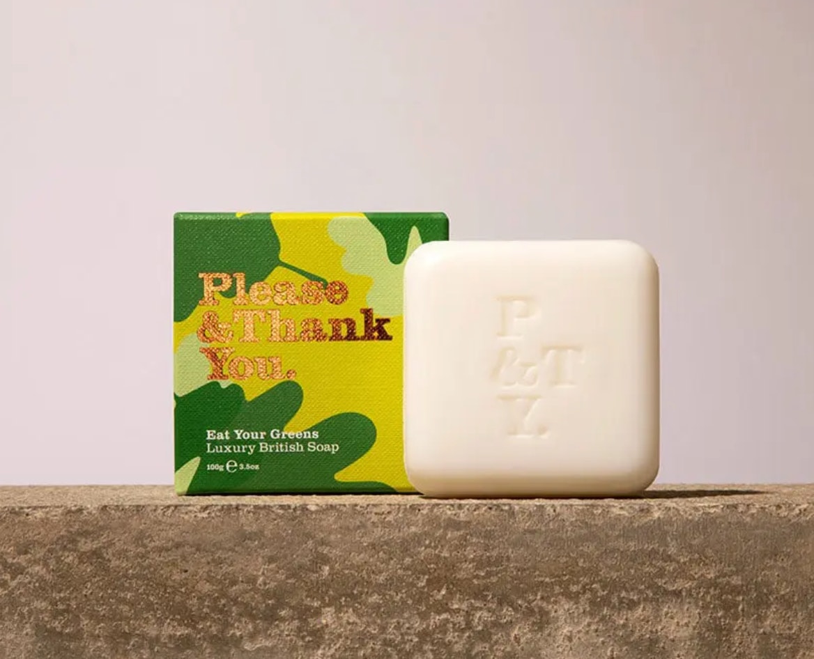 Eat Your Greens Scented Soap Bar by Please & Thank You
