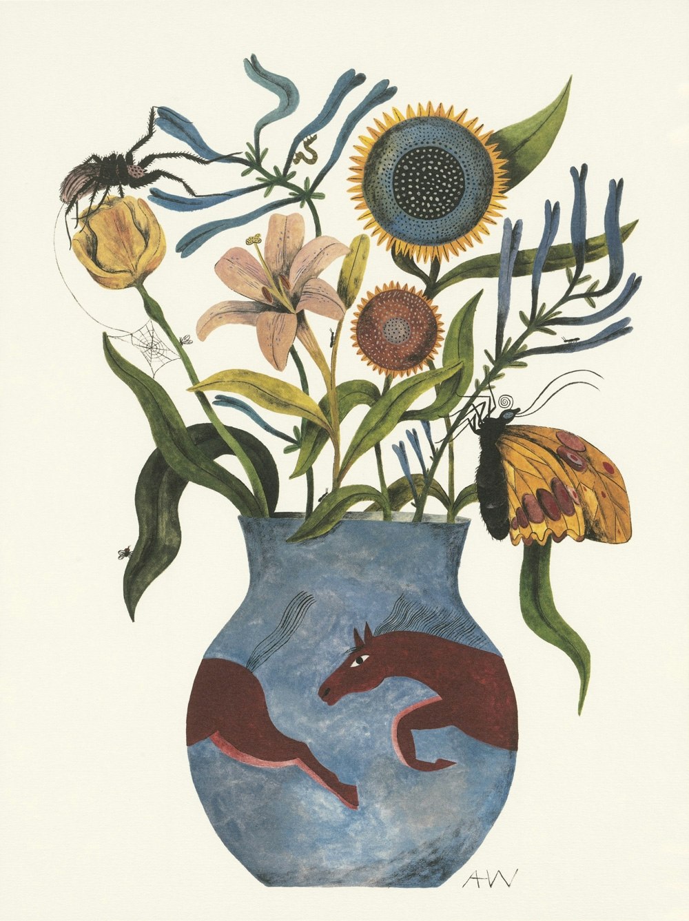 Art Print Flowers By Audrey Helen 30 X 40 Cm by Aparte