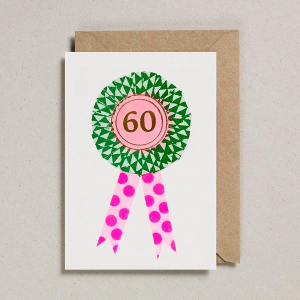 60 Rosette Card by Petra Boase