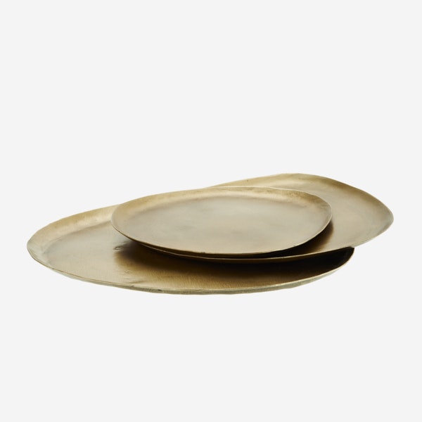 Trio of Organic Shaped Trays by Madam Stoltz