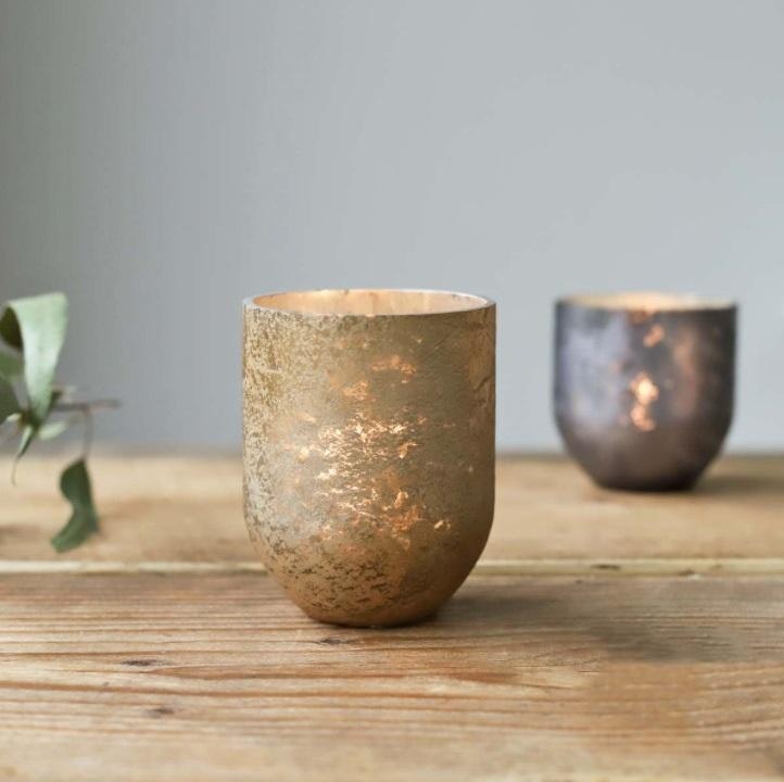 Gold Louix Tealight Holder by Distinctly Living