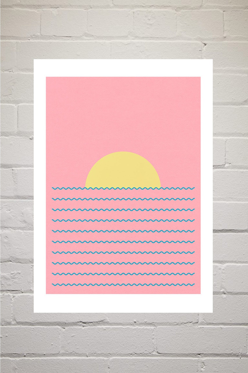 Every Day The Sun Rises A3 Print by East End Prints