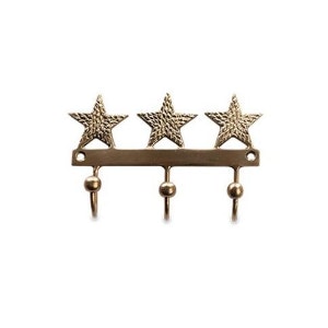 Brass Star Hooks by Nkuku