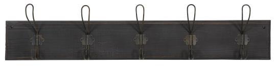 Hook Rack W 5 Hooks by Ib Laursen