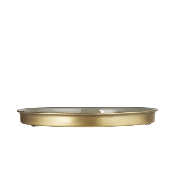 Grey Enamel Tray Small by Ib Laursen