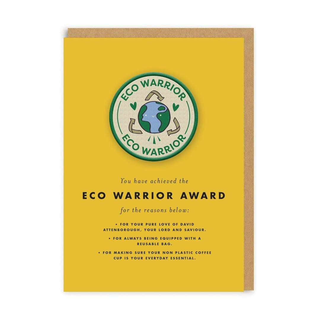 Eco Warrior Patch Card by Ohh Deer