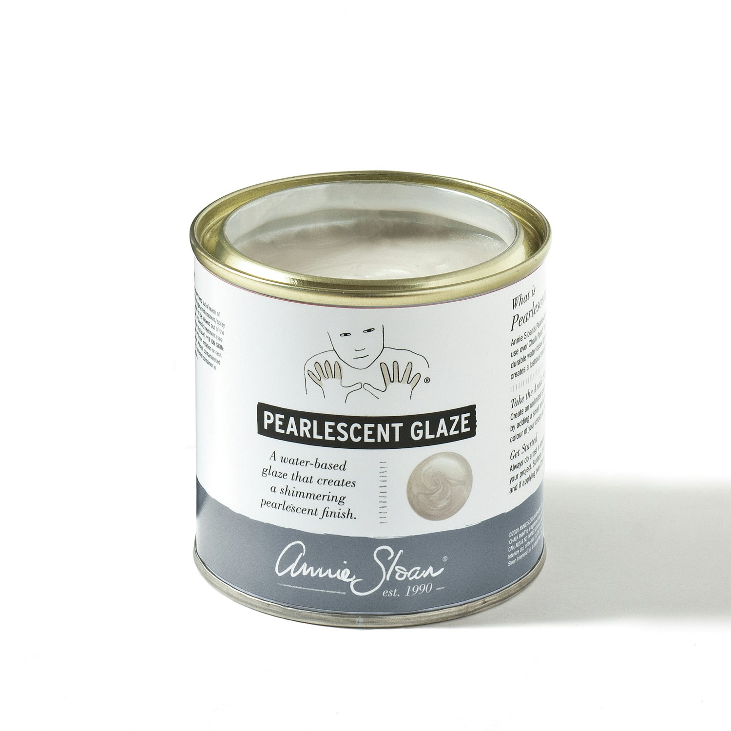 Pearlescent Glaze and Small Sponge Roller Bundle by Annie Sloan