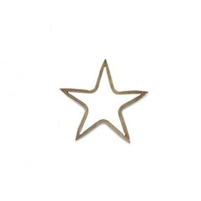 Solid Brass Star Small by Nkuku