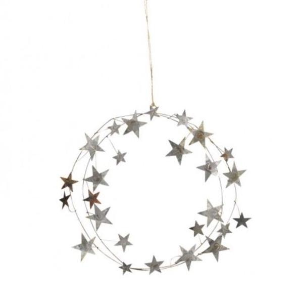 Metal Star Wreath by Nkuku