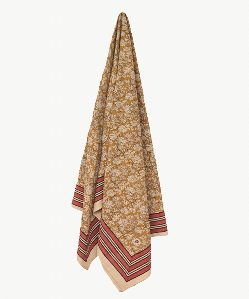 Indian Botanical Throw - Large by Doing Goods