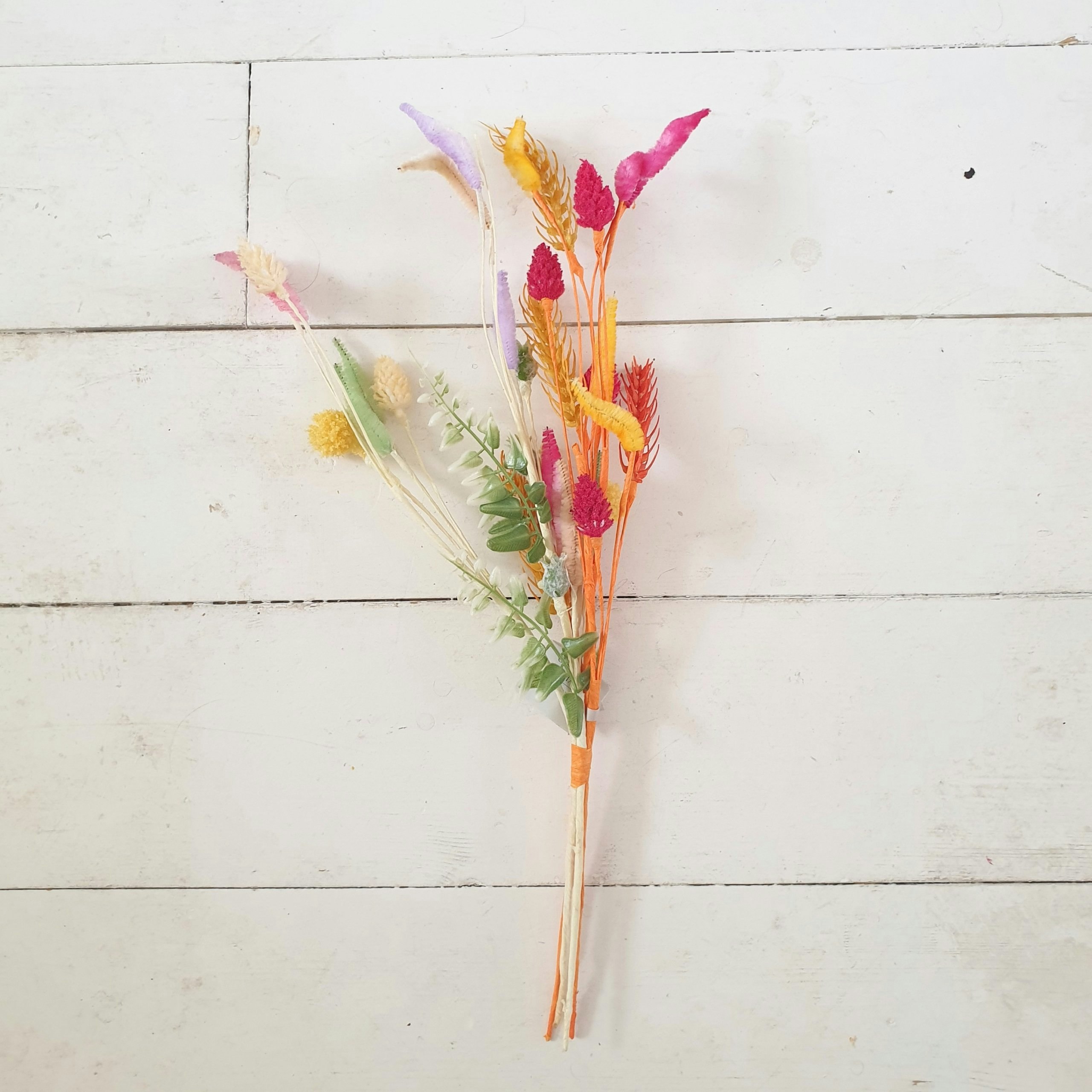 Faux Dried Flower Bouquet by Gisela Graham
