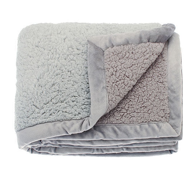 Opal Cosy Sherpa Throw by Waltons of Yorkshire