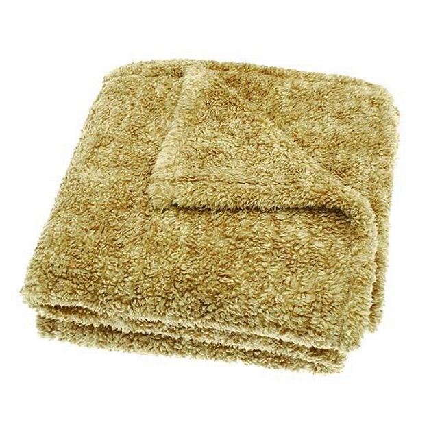 Honeycomb Soft Sherpa Throw by Waltons of Yorkshire