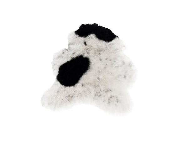 Sheepskin Shorthaired In Natural Spotted White Black by Icelandic Sheepskin