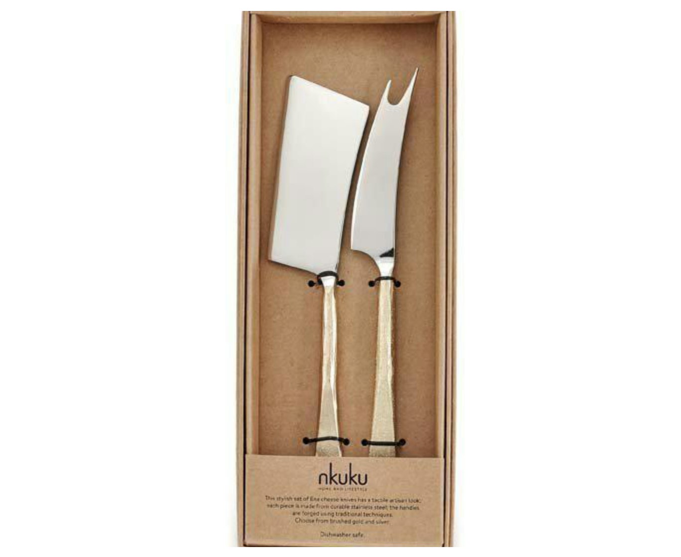 Ena Cheese Knife Set by Nkuku