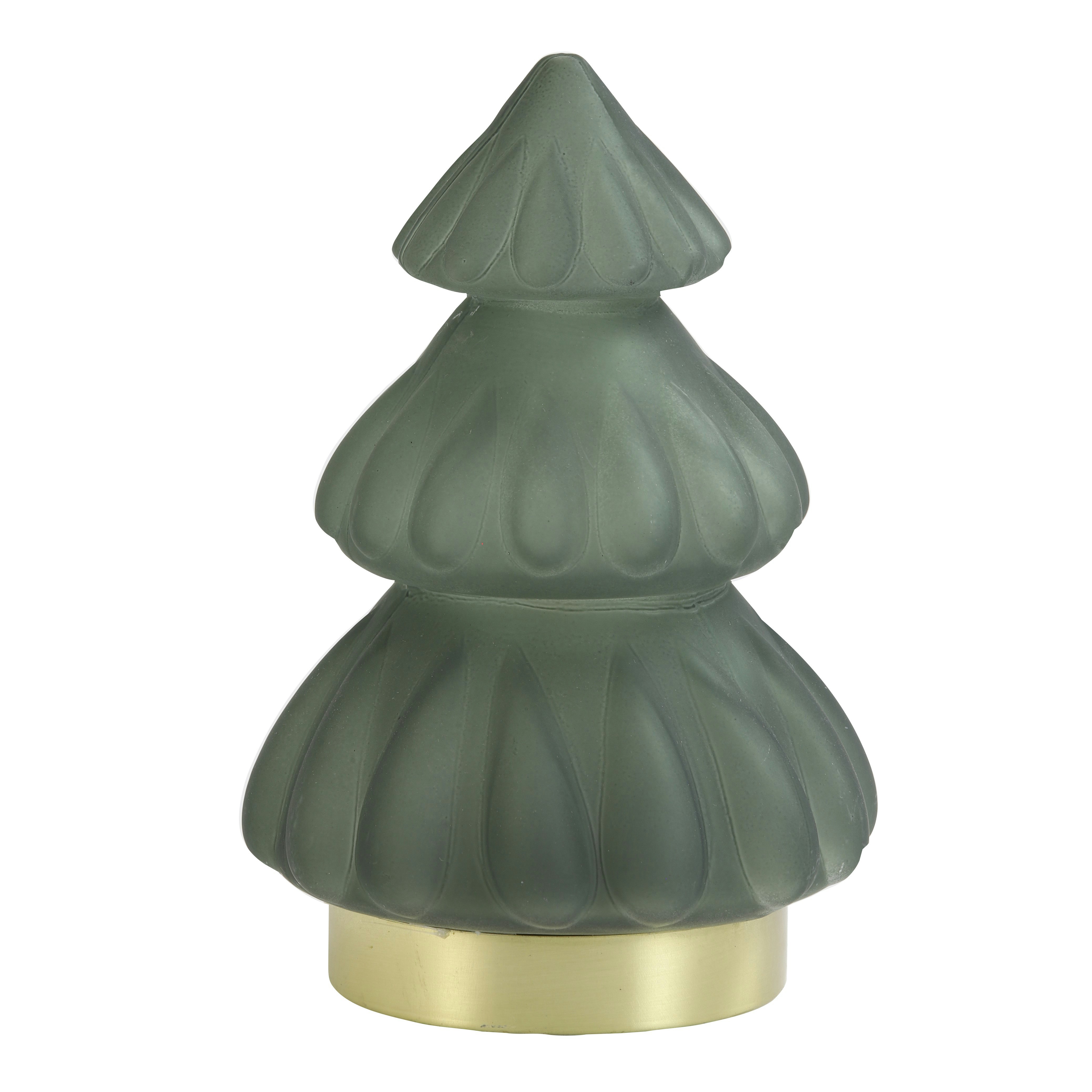 Glass Led Tree Lamp In Forest by Light & Living