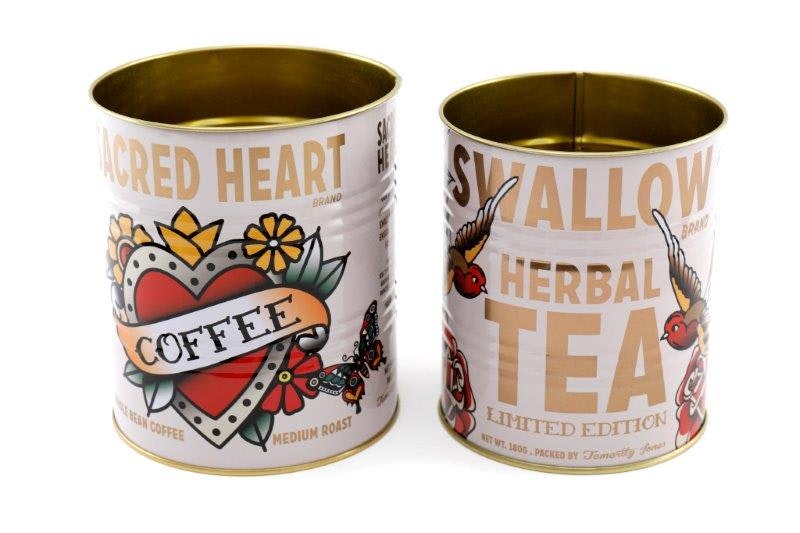 Swallow Tattoo Storage Tin by