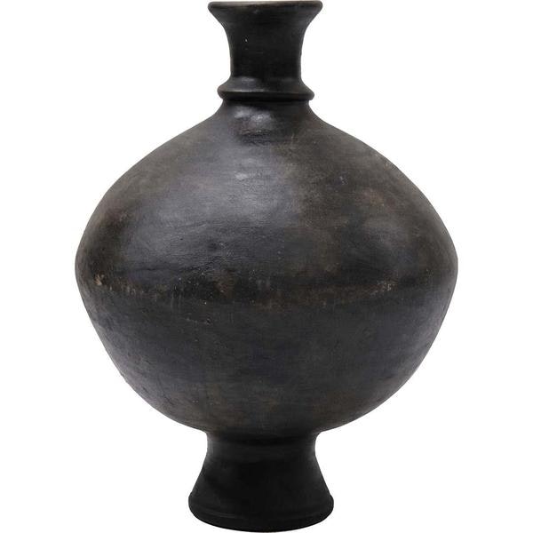 Merlot Rustic Clay Vase by Trademark