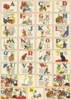 Alphabet Poster by Cavallini & Co