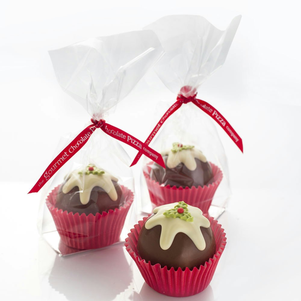 Rocky Road Chocolate Christmas Pudding by The Gourmet Chocolate Pizza Company