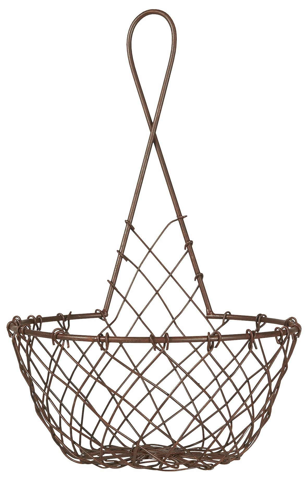 Wire Wall Hanging Basket by Ib Laursen
