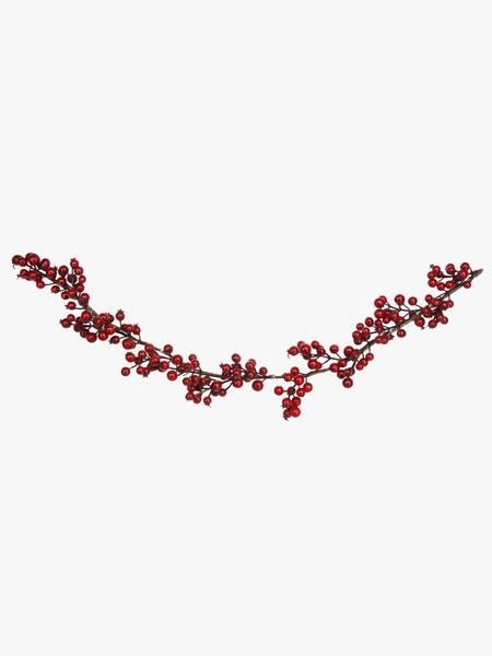 Shiny Red Berry Garland by Gisela Graham