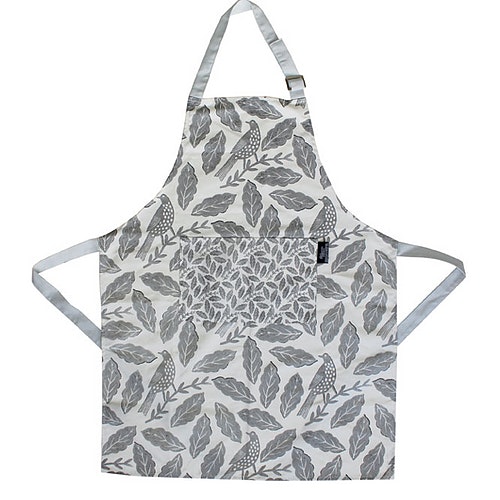Grey Songbird Apron by ECP Design