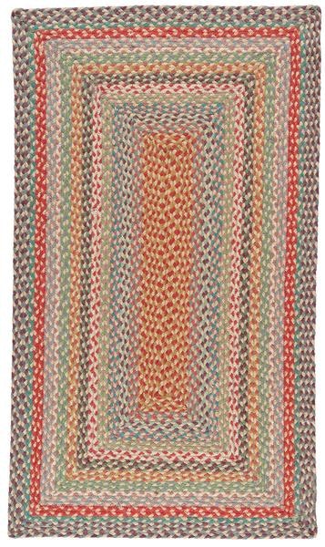 Carnival Organic Rectangle Jute Rug 69 X 122cm by The Braided Rug Company